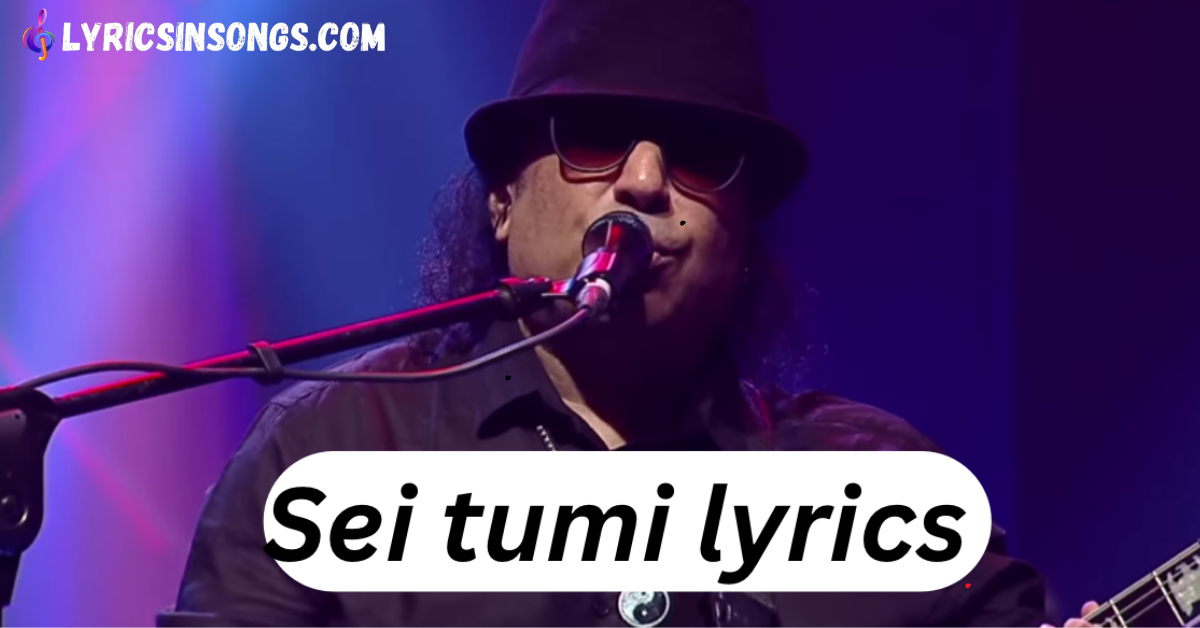 Sei Tumi (সেই তুমি) | Keno Eto Ochena Hole Lyrics | Ayub Bachchu